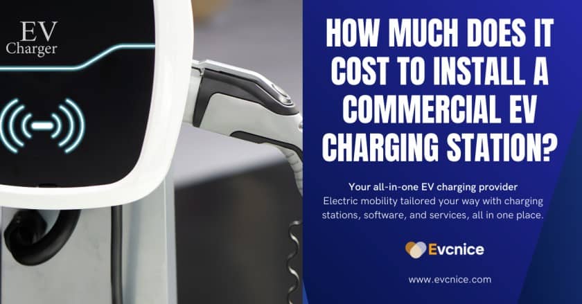 How much does it cost to install a commercial EV charging station