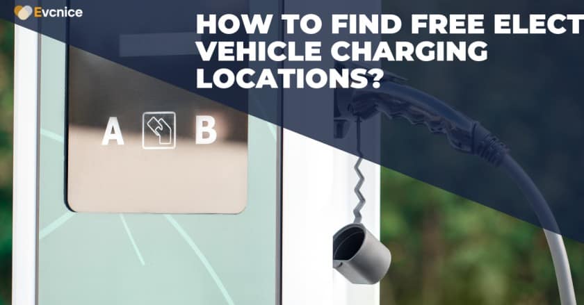How to find free electric vehicle charging locations